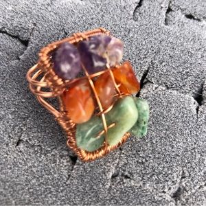 Artesanal Crystals ring